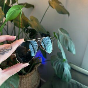 Ray-Ban RB3025 Aviator Large Metal Gold